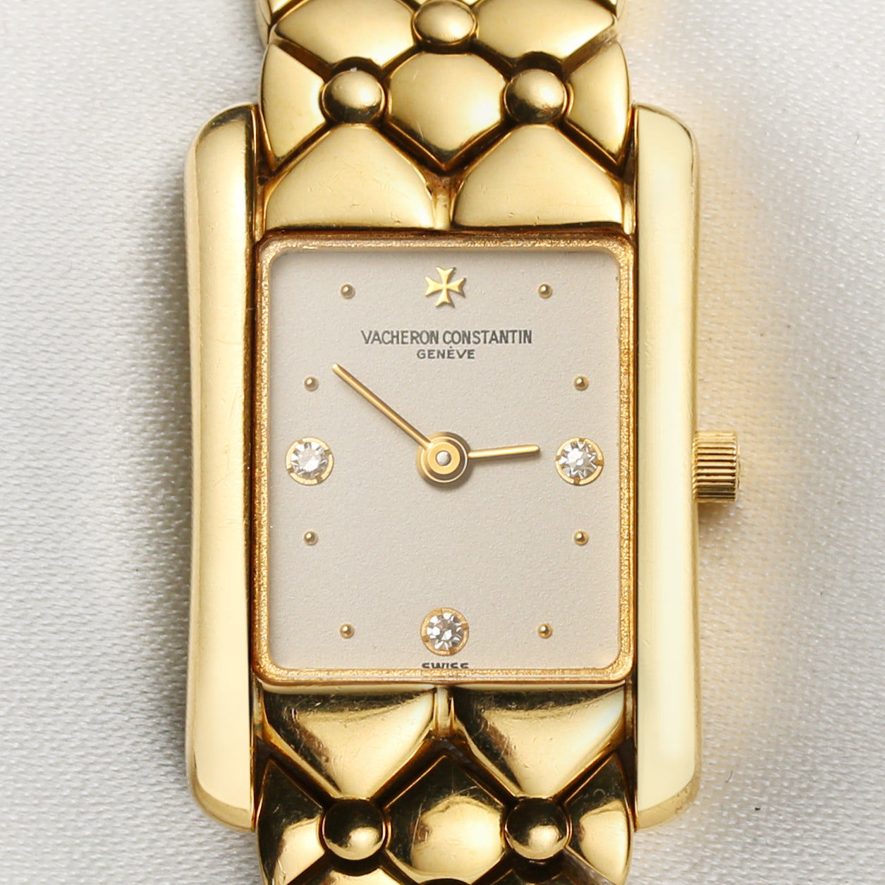 Vacheron Constantin 27021-150J-7 Ladies Wristwatch 18k Yellow Gold Diamond Dial