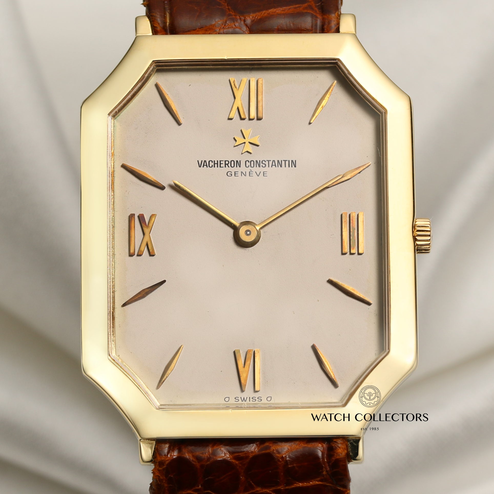 Vacheron Constantin Gents Wristwatch 18k Yellow Gold