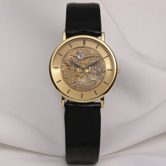 Vacheron Constantin 18K Yellow Gold Skeleton