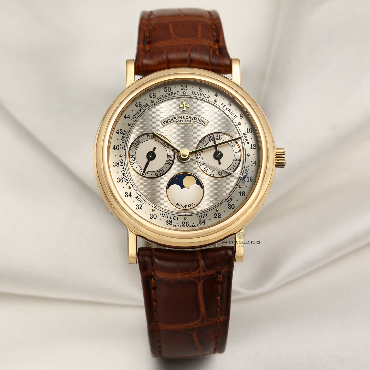 Vacheron Constantin Annual Calendar 52 Weeks 47052-000J-4 18k Yellow Gold