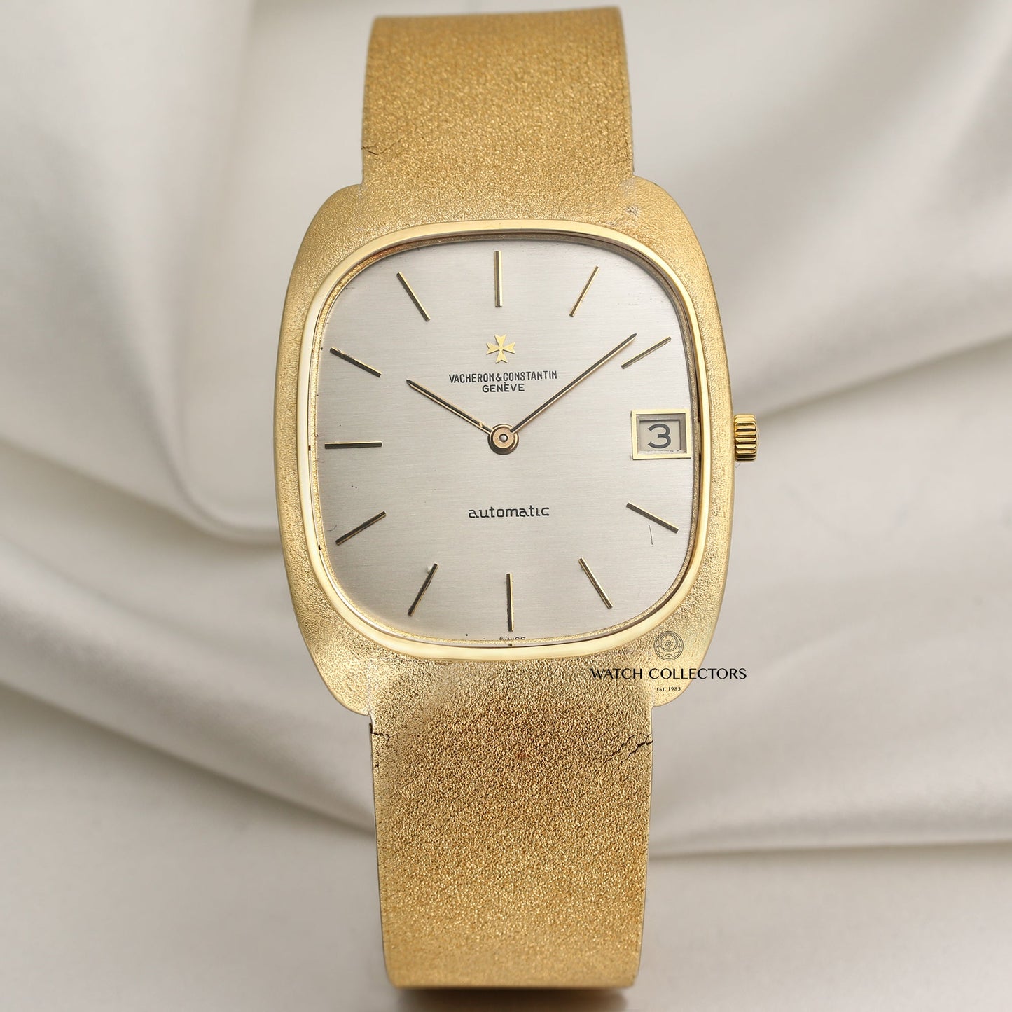 Vacheron Constantin Gents Wristwatch 18k Yellow Gold