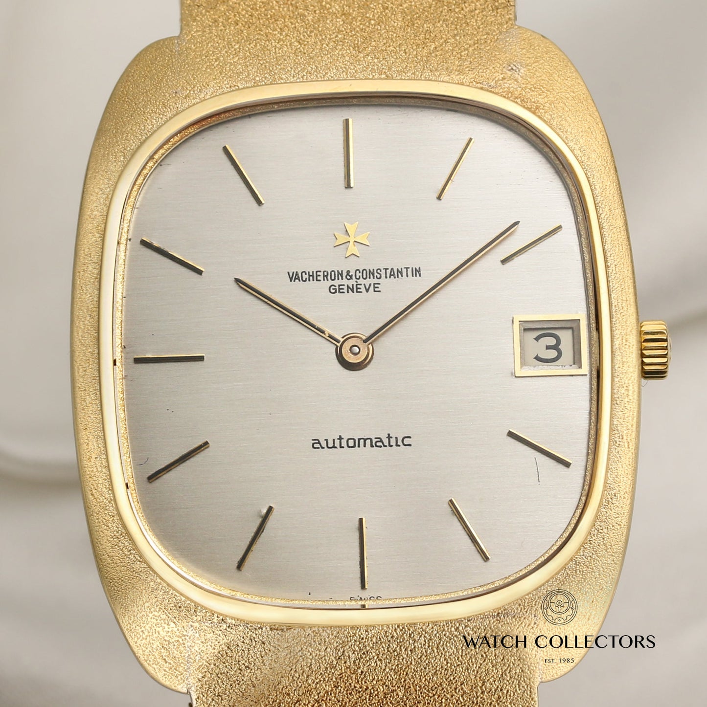 Vacheron Constantin Gents Wristwatch 18k Yellow Gold