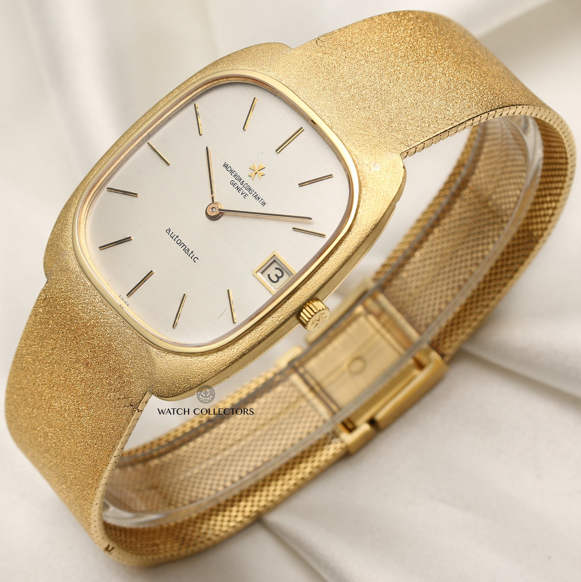 Vacheron Constantin Gents Wristwatch 18k Yellow Gold