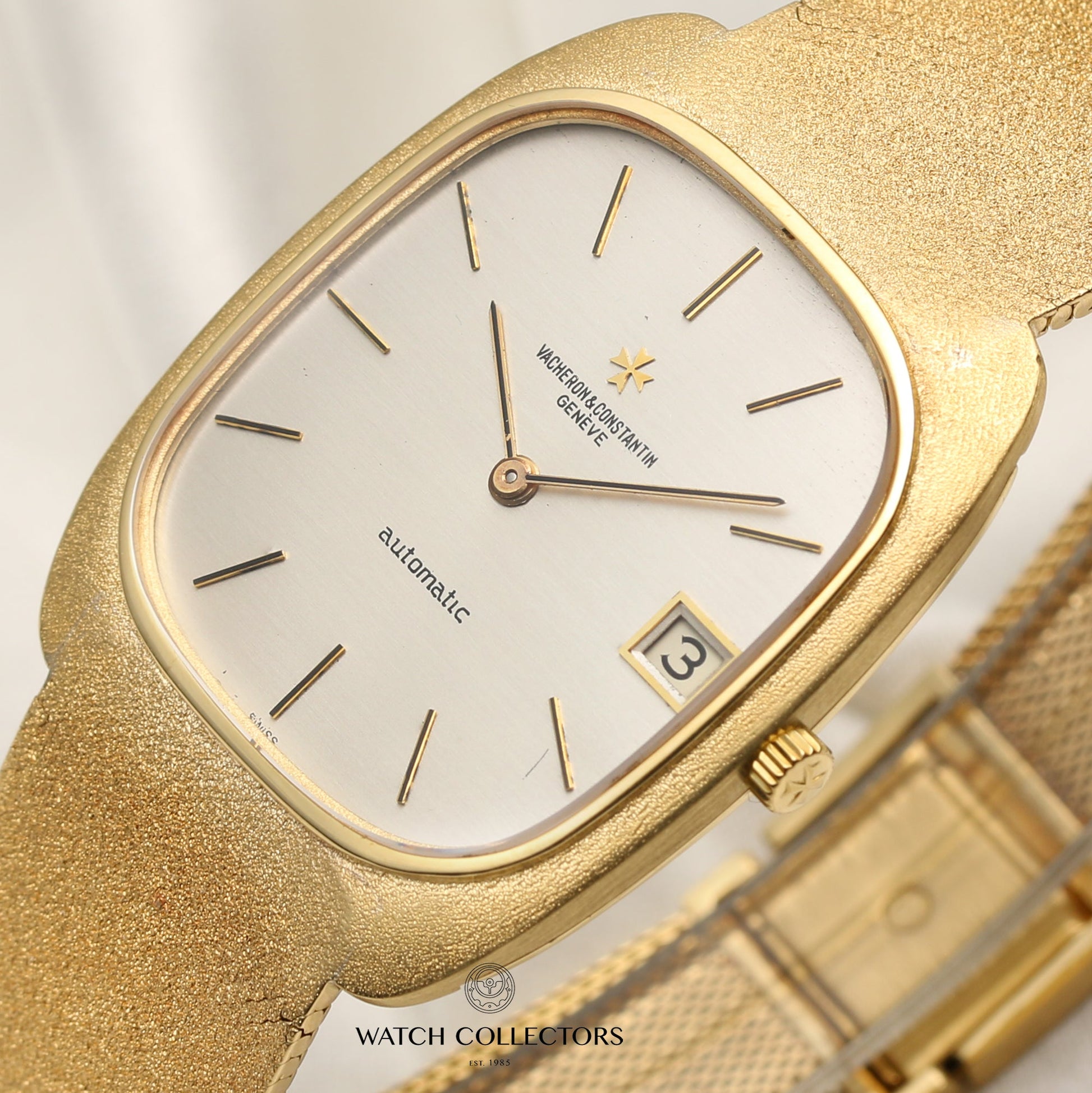 Vacheron Constantin Gents Wristwatch 18k Yellow Gold