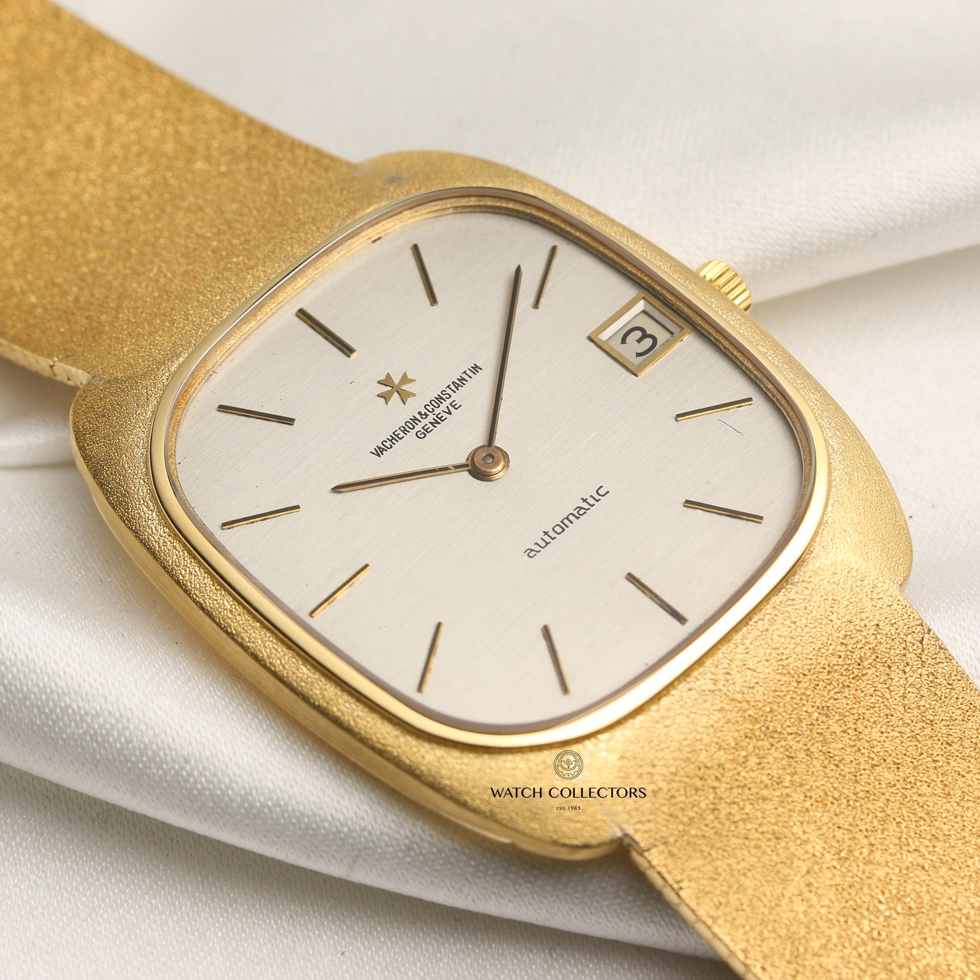 Vacheron Constantin Gents Wristwatch 18k Yellow Gold