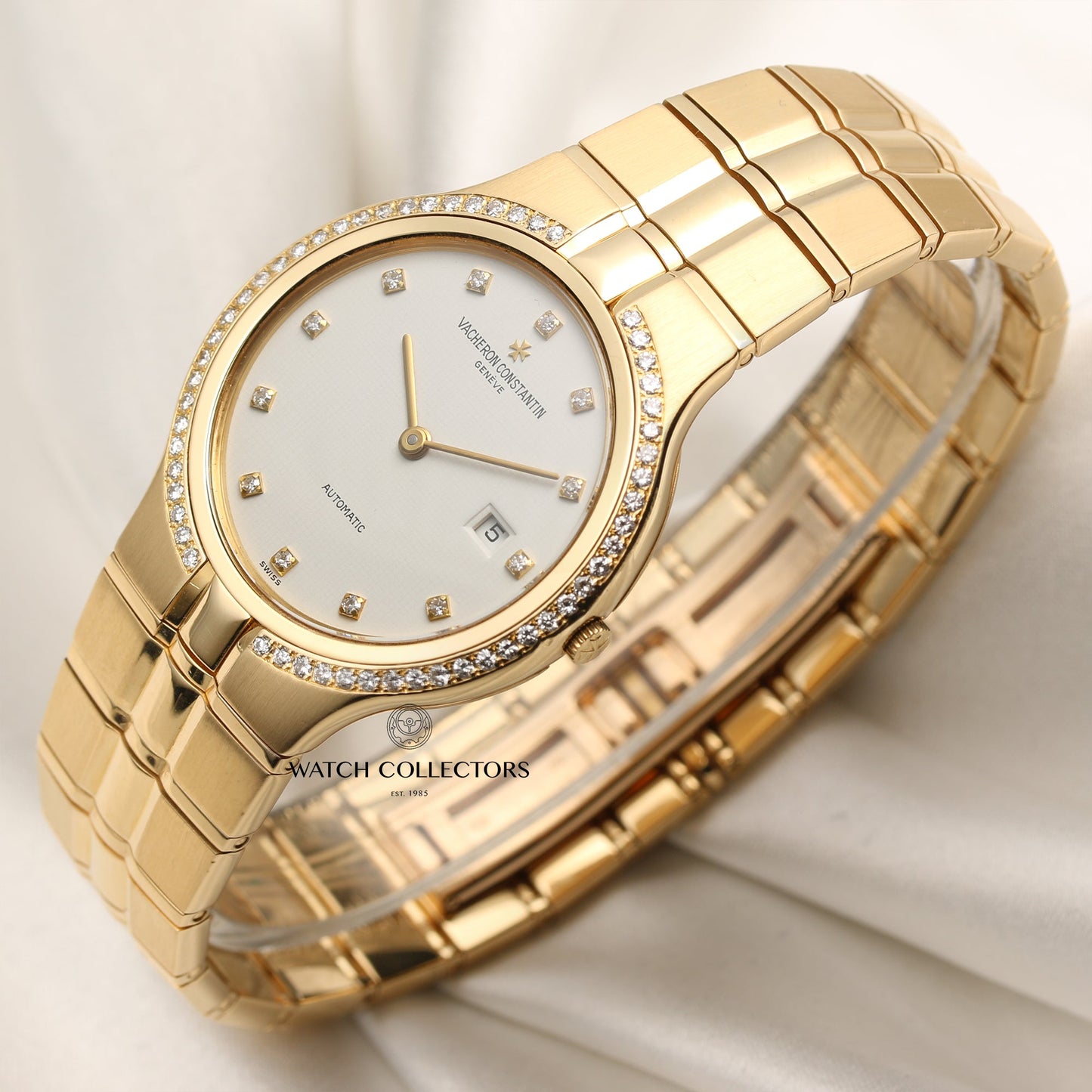 Vacheron Constantin Phidias 18K Yellow Gold Diamond Dial & Bezel