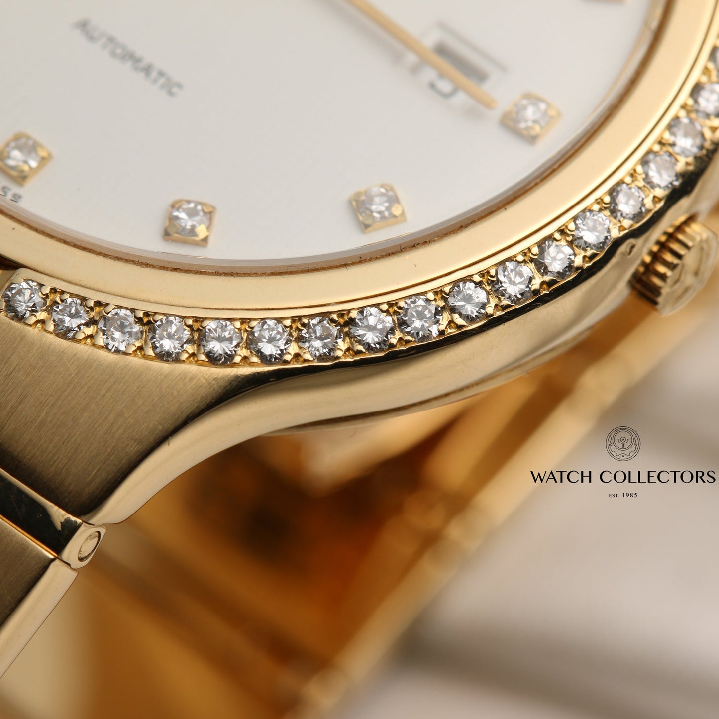 Vacheron Constantin Phidias 18K Yellow Gold Diamond Dial & Bezel