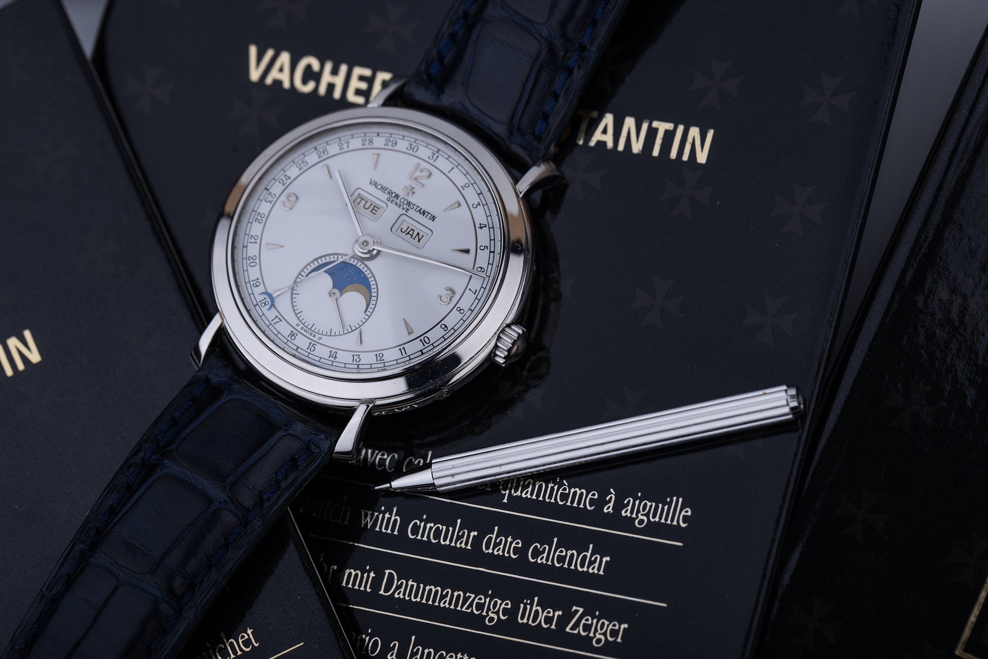 Vacheron Constantin Triple Calendar Moonphase | REF. 37150/000P-4 | Platinum | Limited Edition 10 Pieces | Box & Papers | 1999