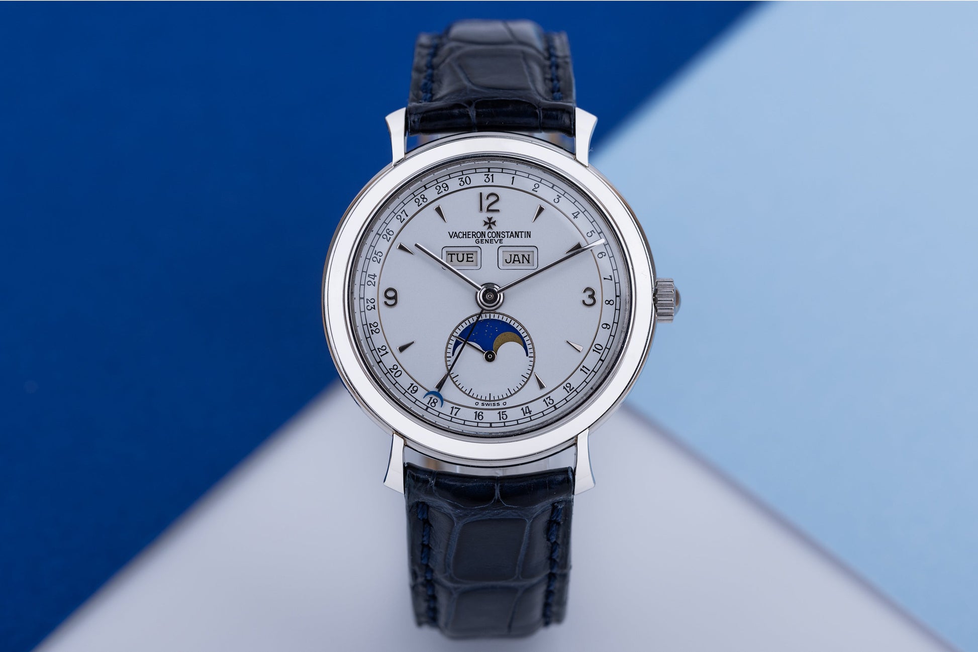 Vacheron Constantin Triple Calendar Moonphase | REF. 37150/000P-4 | Platinum | Limited Edition 10 Pieces | Box & Papers | 1999