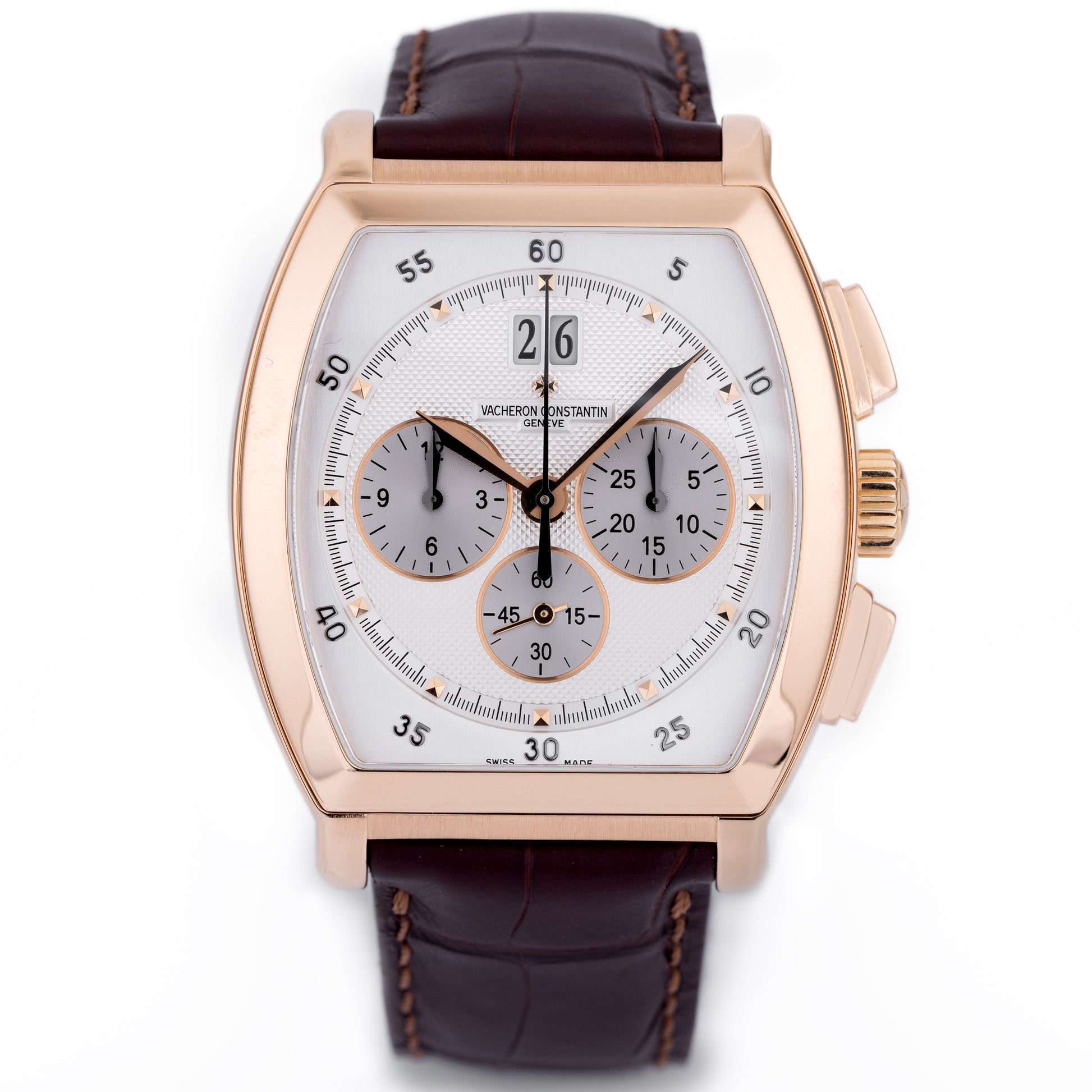 Vacheron Constantin Malte Chronograph | REF. 49180 | Silver Dial | 40mm | 18k Rose Gold