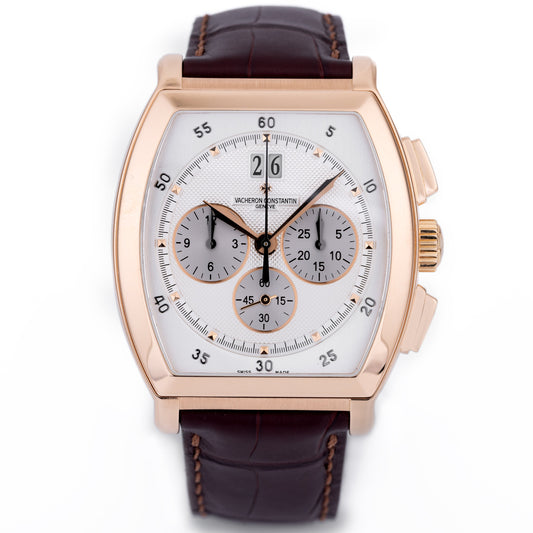 Vacheron Constantin Malte Chronograph | REF. 49180 | Silver Dial | 40mm | 18k Rose Gold