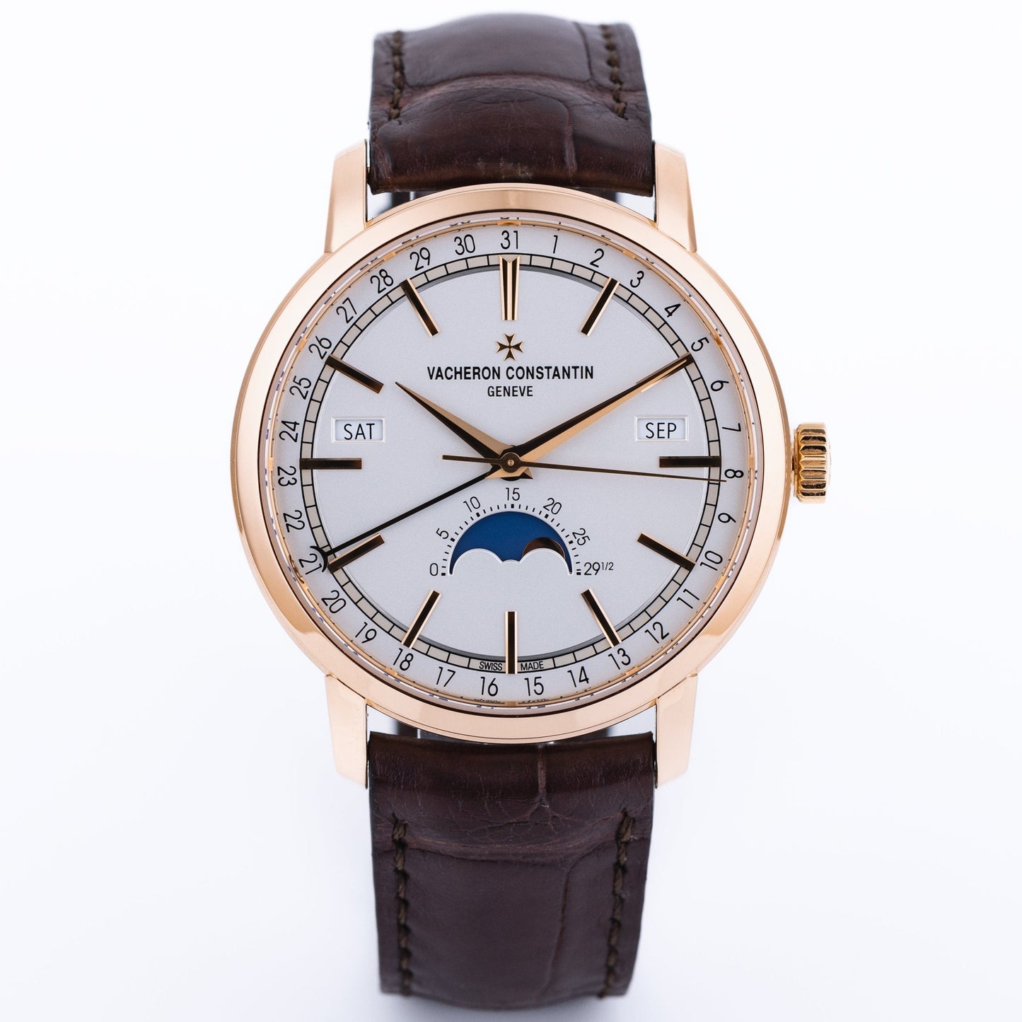 Vacheron Constantin Traditionnelle | REF. 4010T | Silver Dial with Moonphase Display | 41mm | 18k Rose Gold