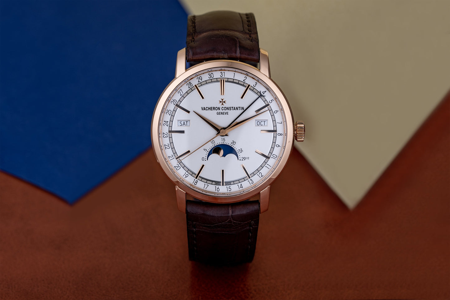 Vacheron Constantin Traditionnelle | REF. 4010T | Silver Dial with Moonphase Display | 41mm | 18k Rose Gold