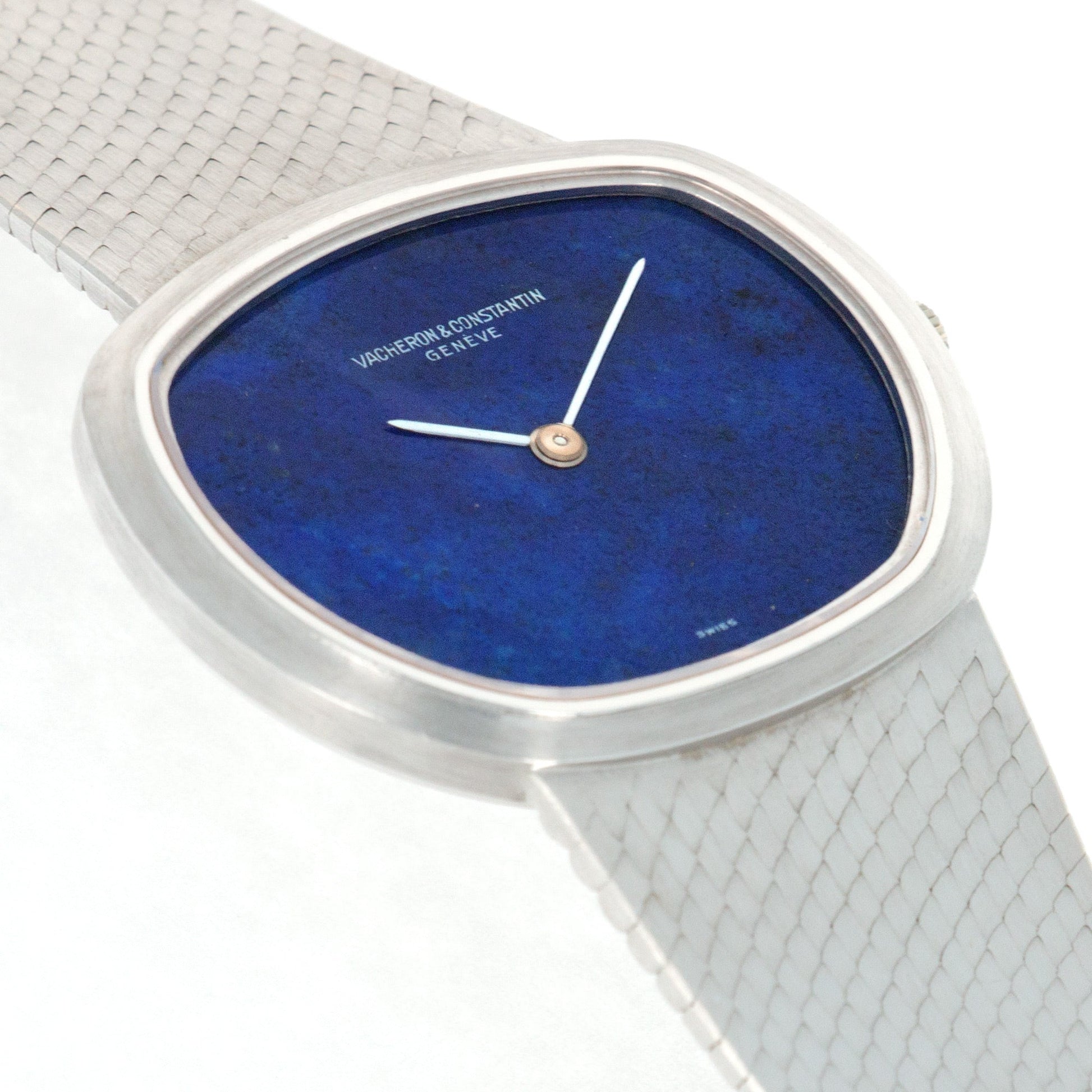 Vacheron Constantin White Gold Lapis Dial Watch, 1970s