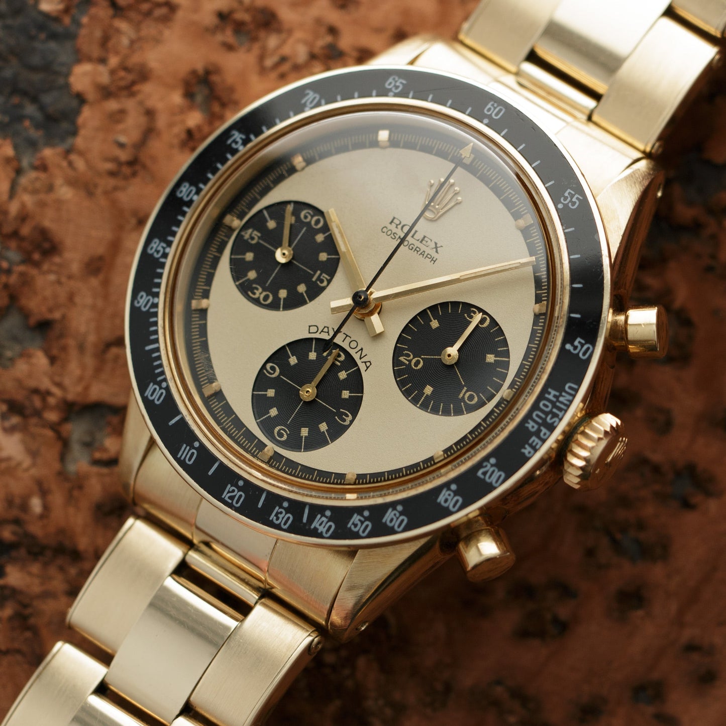 Rolex Yellow Gold Daytona Paul Newman Watch Ref. 6241