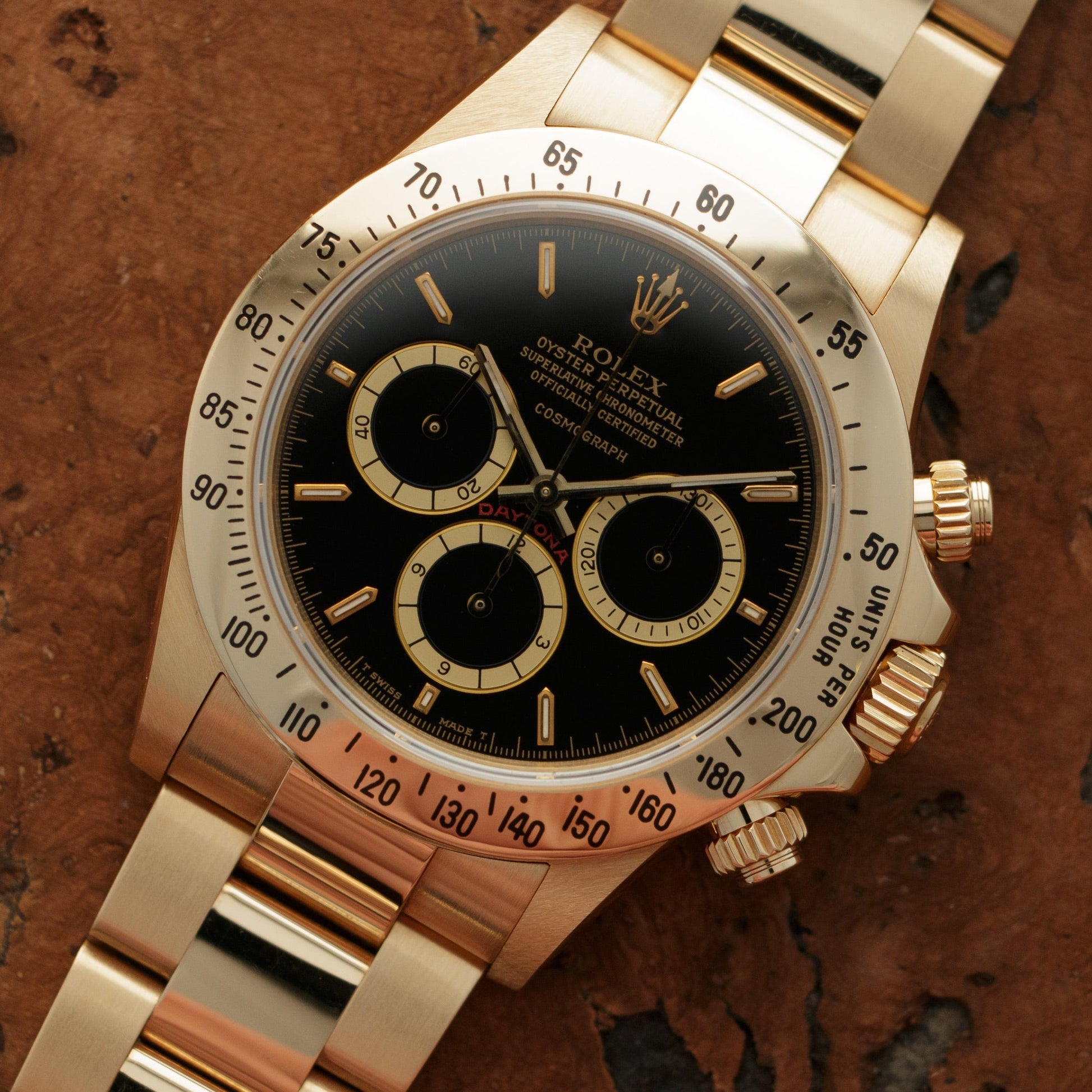 Rolex Yellow Gold Cosmograph Floating Daytona Watch Ref. 16528