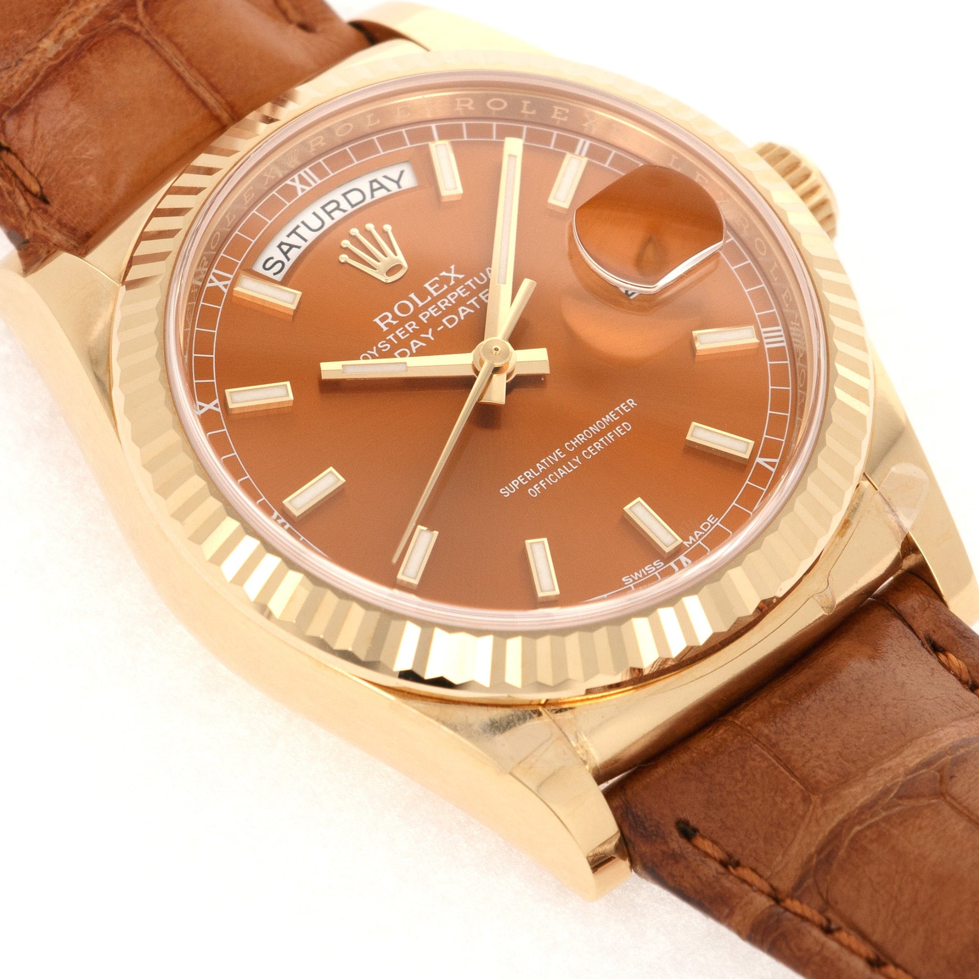 Rolex Yellow Gold Day-Date Watch Ref. 118138