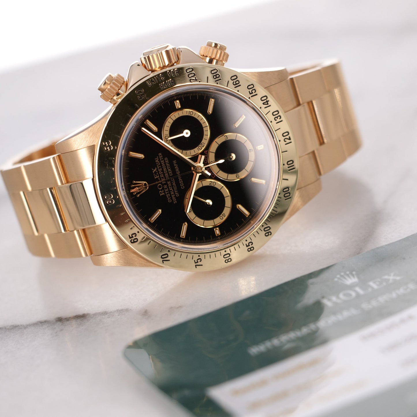 Rolex Yellow Gold Cosmograph Floating Daytona Watch Ref. 16528