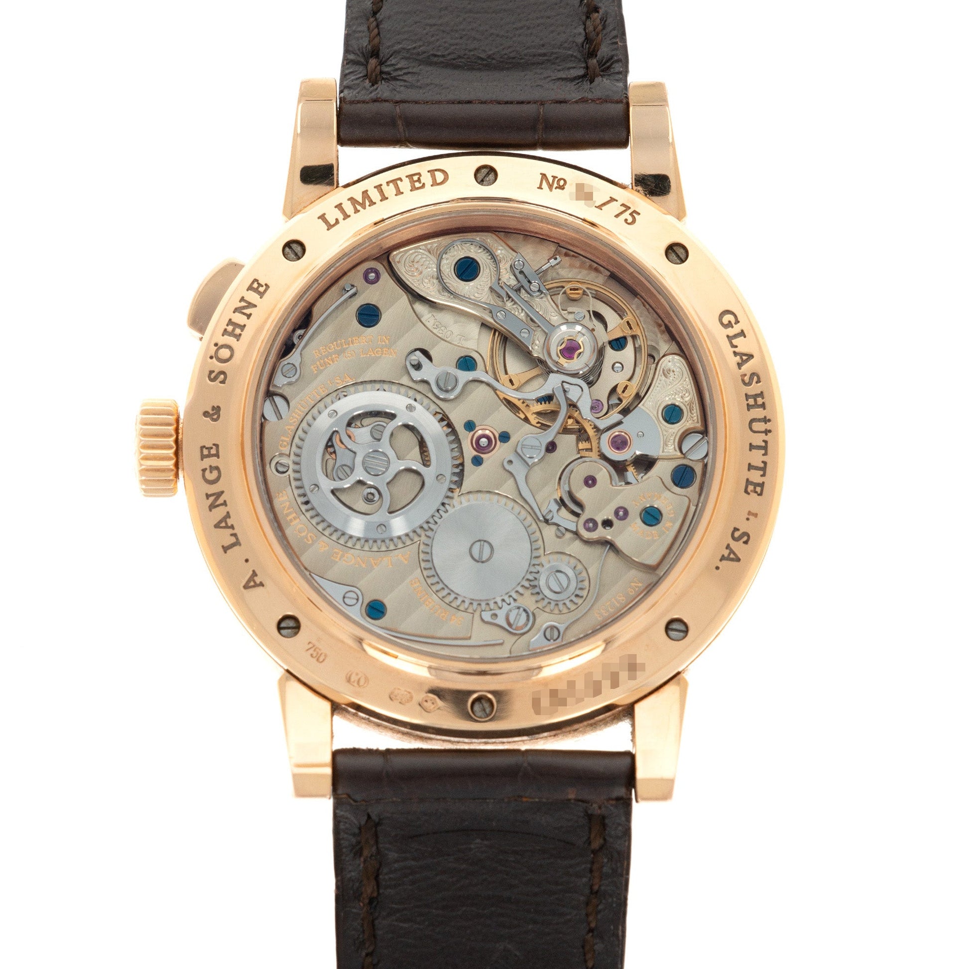 A Lange & Sohne Rose Gold Richard Lange Referenzuhr Ref. 250.032