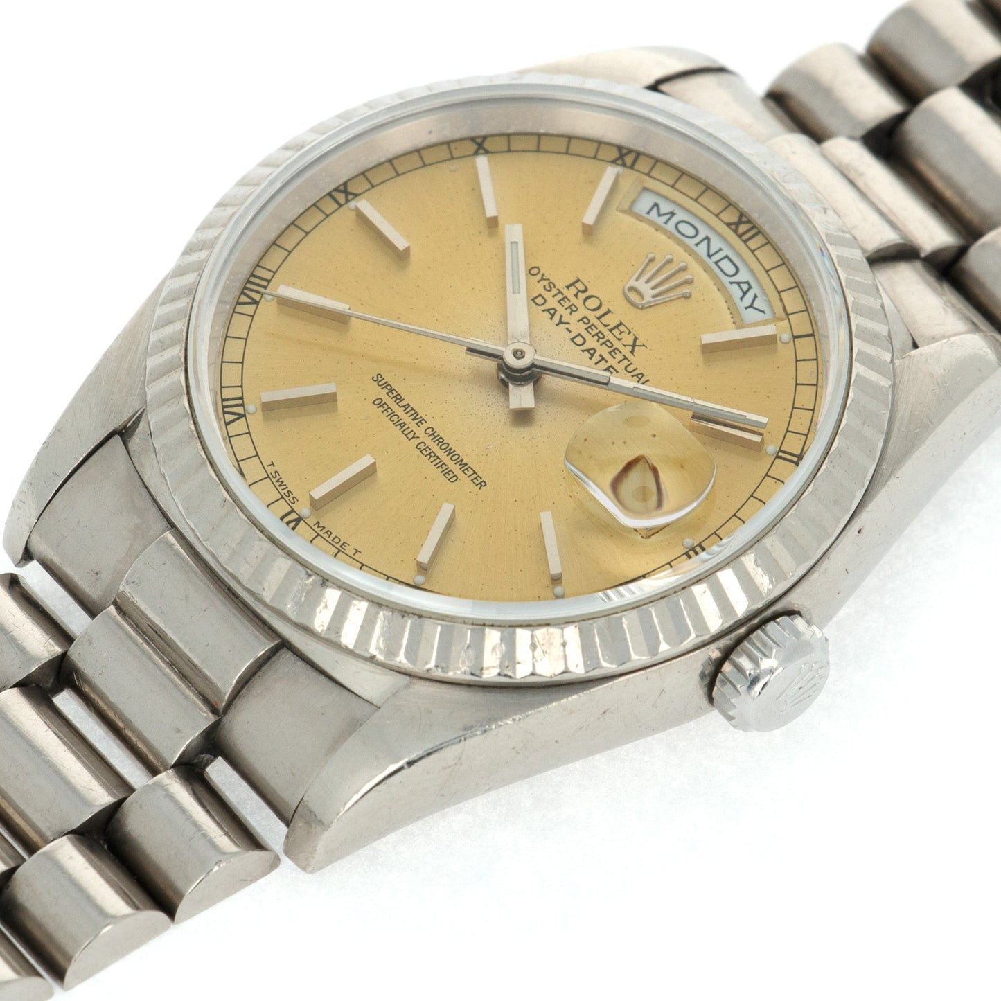 Rolex White Gold Day-Date 18239