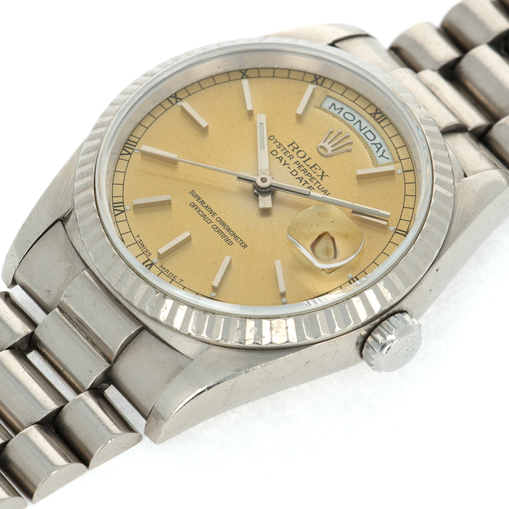 Rolex White Gold Day-Date 18239