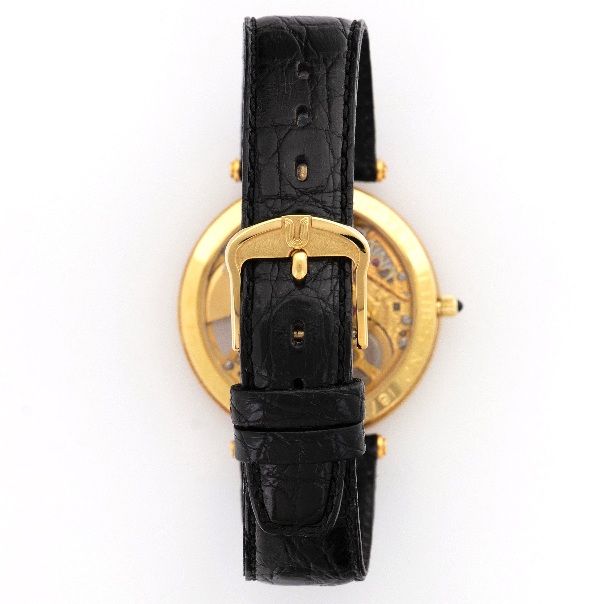 Universal Geneve Yellow Gold Skeletonized Automatic Watch