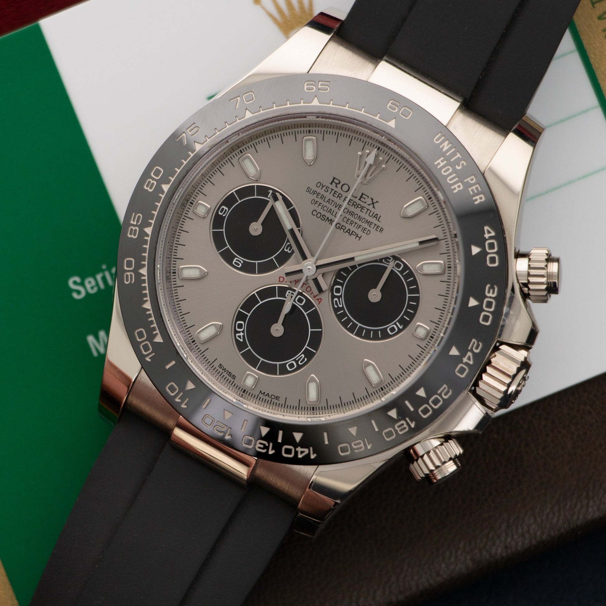 Rolex White Gold Cosmograph Daytona Watch Ref. 116519