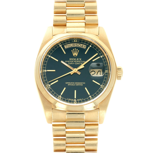 Rolex Yellow Gold Day-Date Watch Ref. 18028