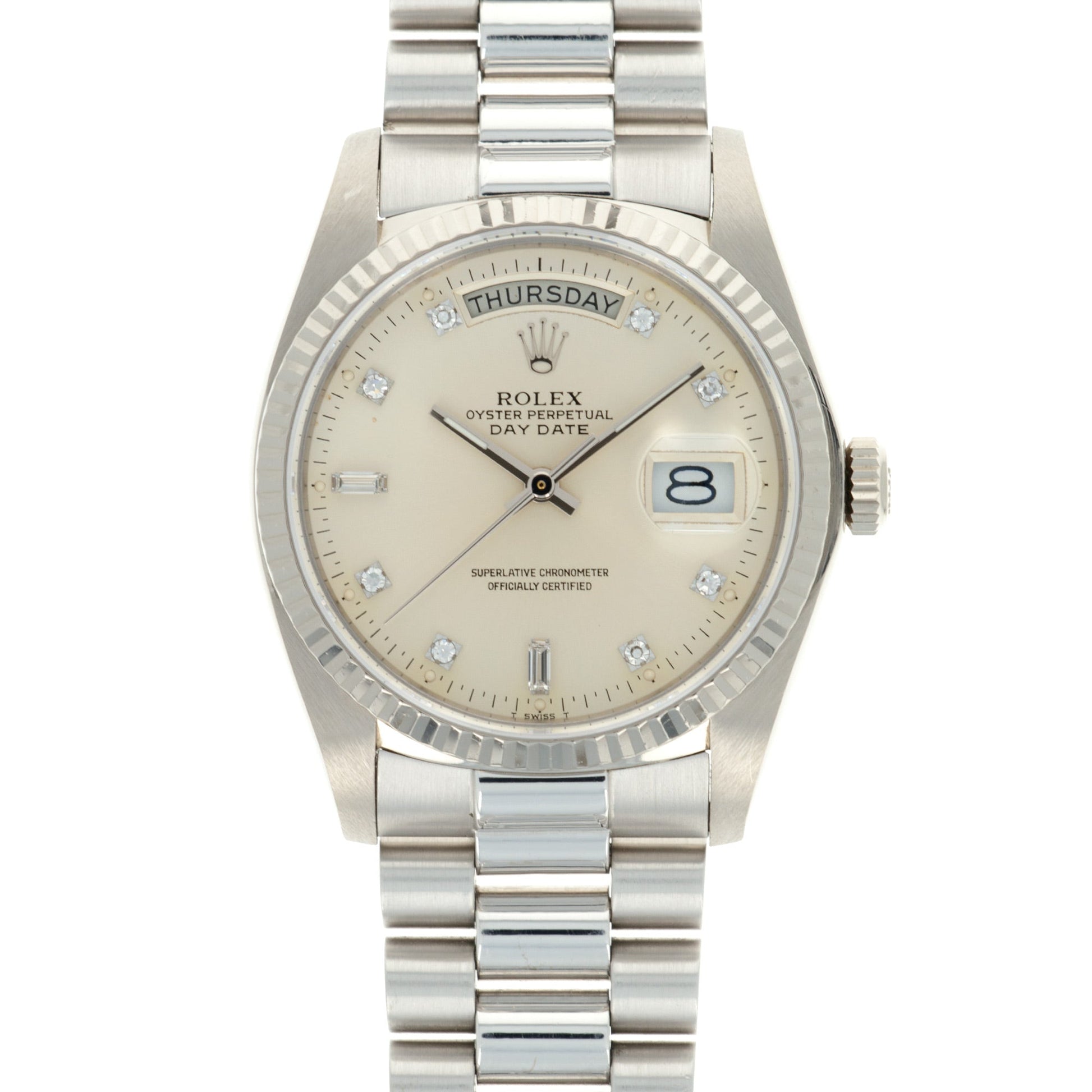 Rolex White Gold Day-Date, Ref. 18039