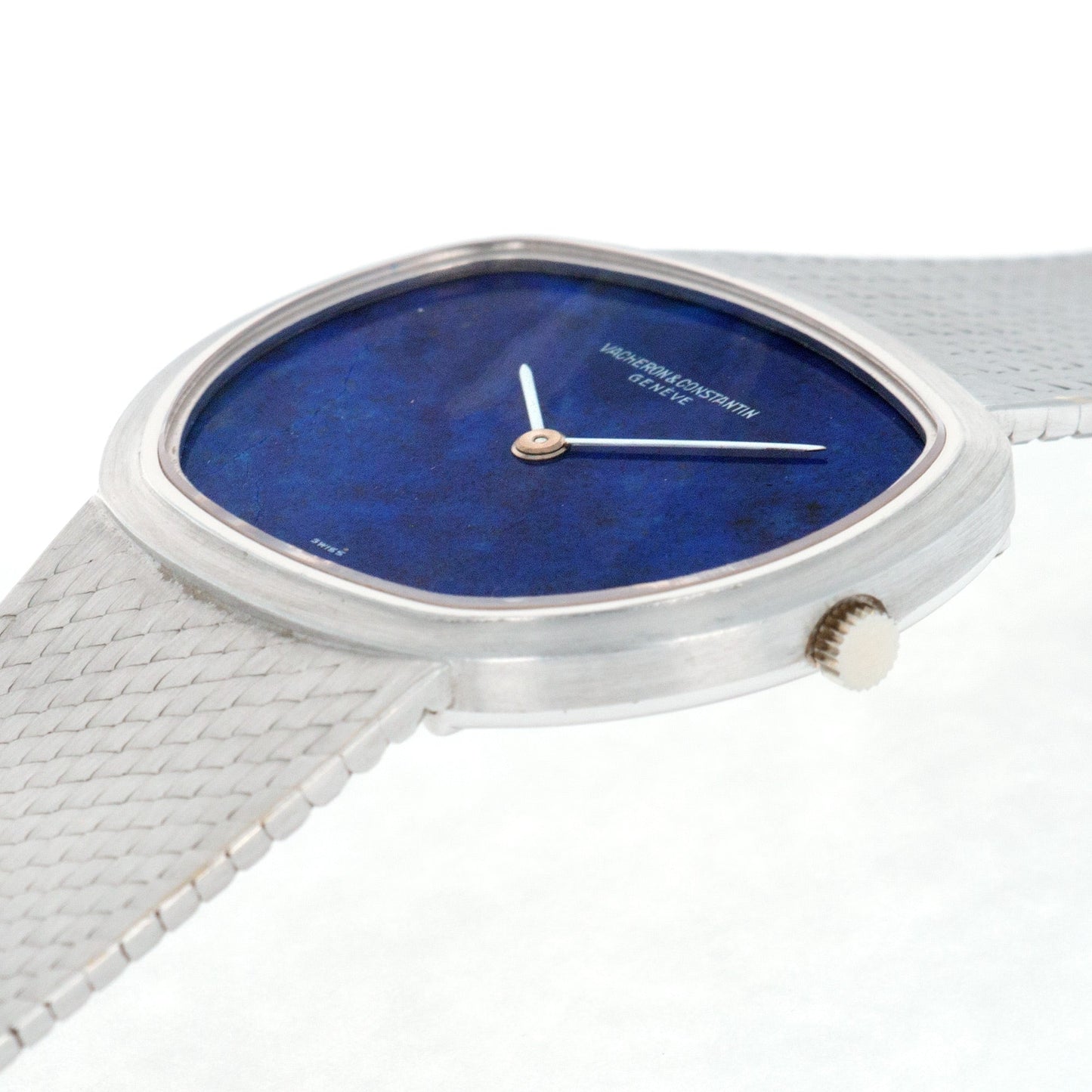 Vacheron Constantin White Gold Lapis Dial Watch, 1970s