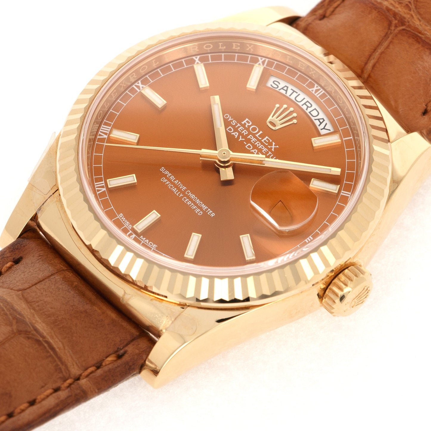 Rolex Yellow Gold Day-Date Watch Ref. 118138