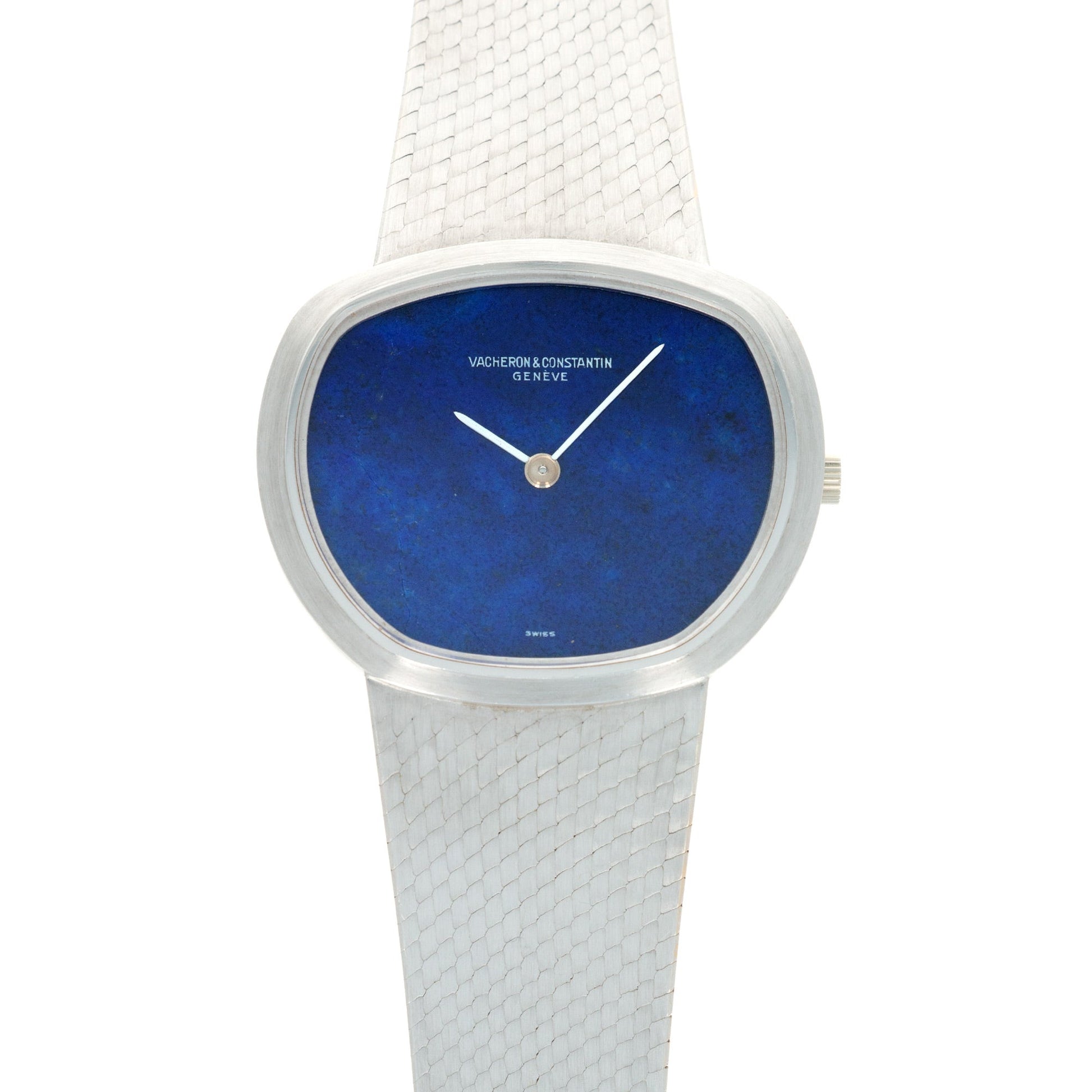 Vacheron Constantin White Gold Lapis Dial Watch, 1970s