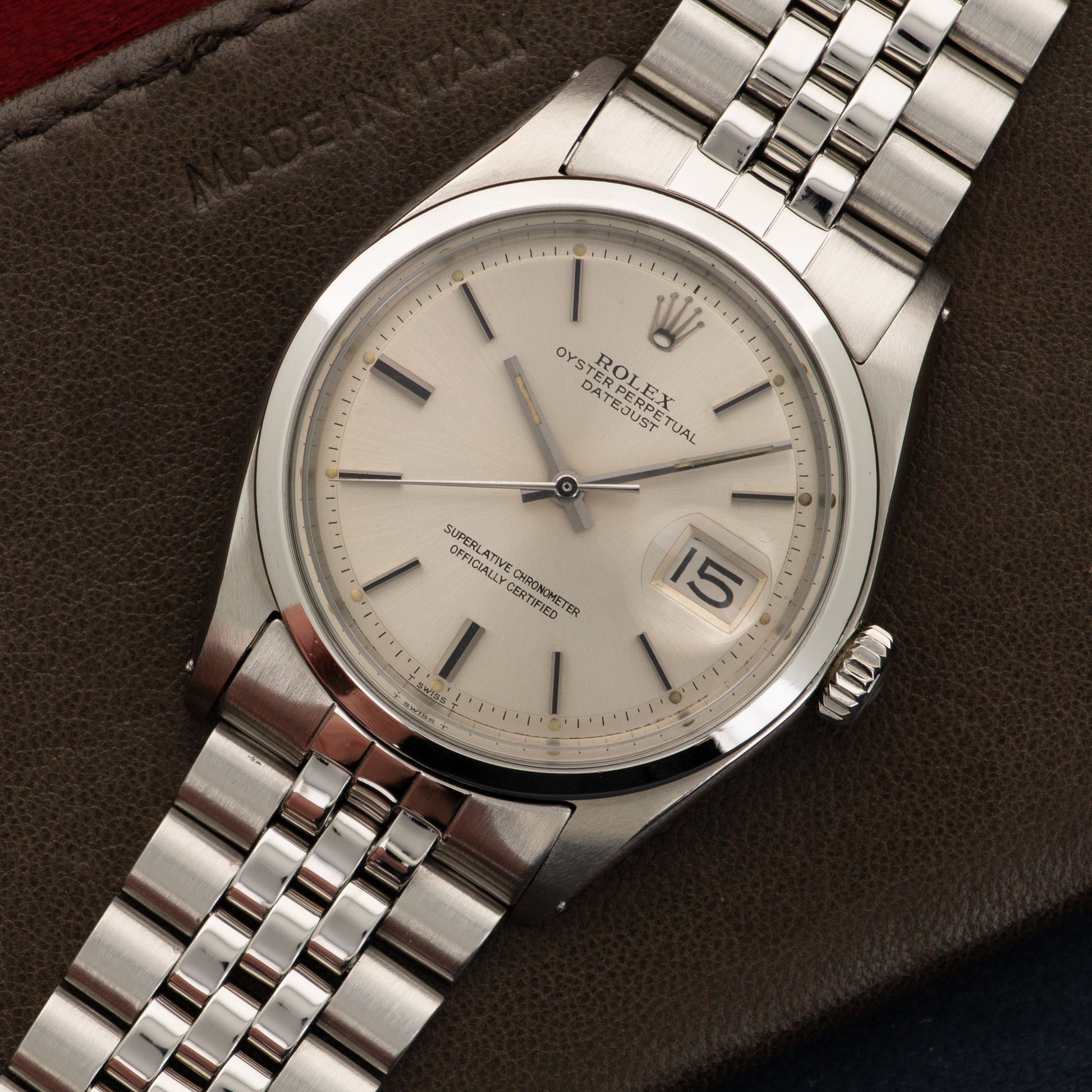 Rolex Steel Datejust Watch Ref. 1600