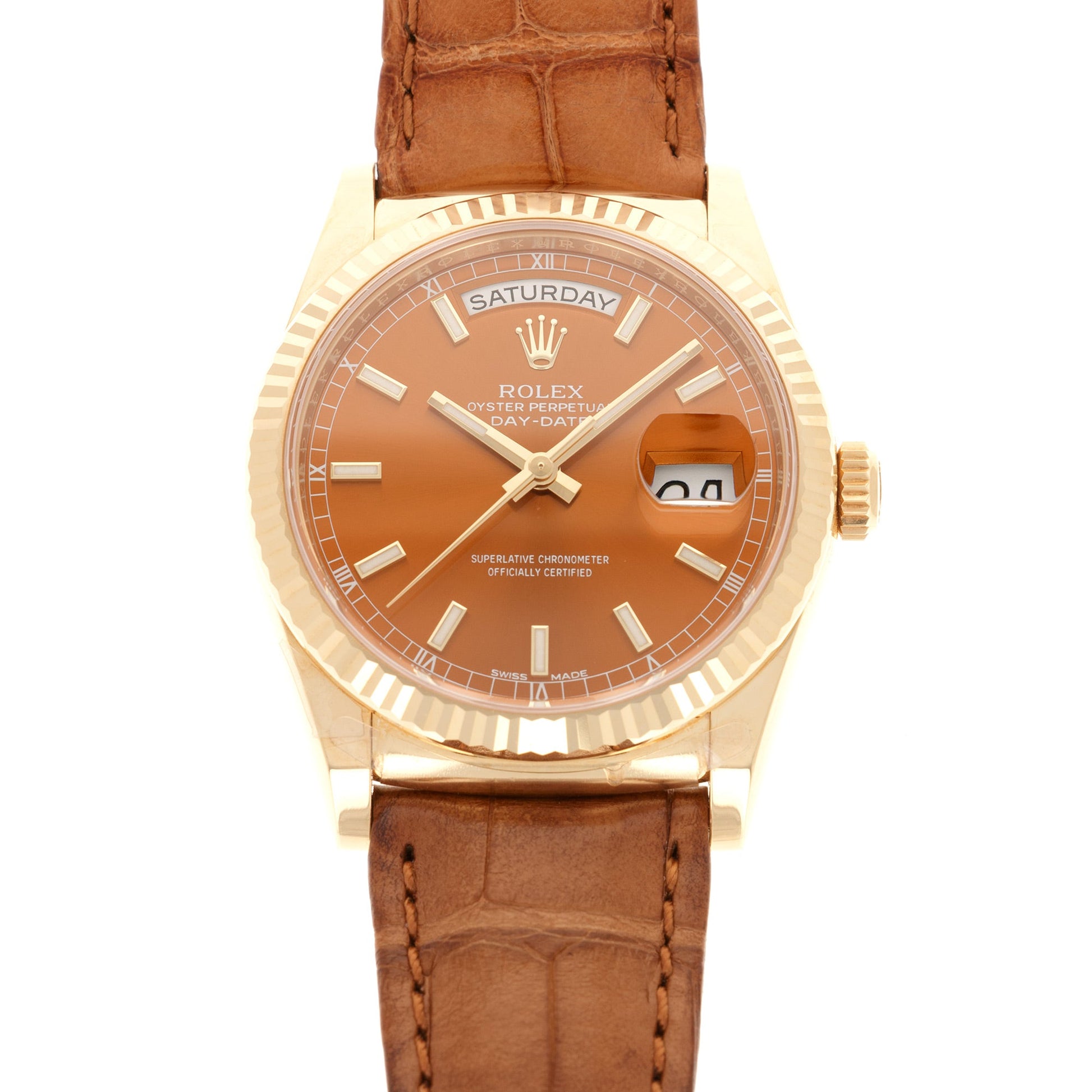 Rolex Yellow Gold Day-Date Watch Ref. 118138