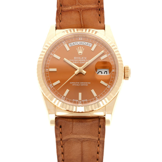 Rolex Yellow Gold Day-Date Watch Ref. 118138