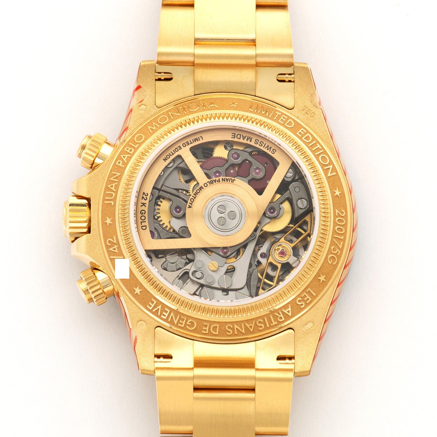 Rolex Yellow Gold Daytona La Montoya Artisans de Geneve Watch