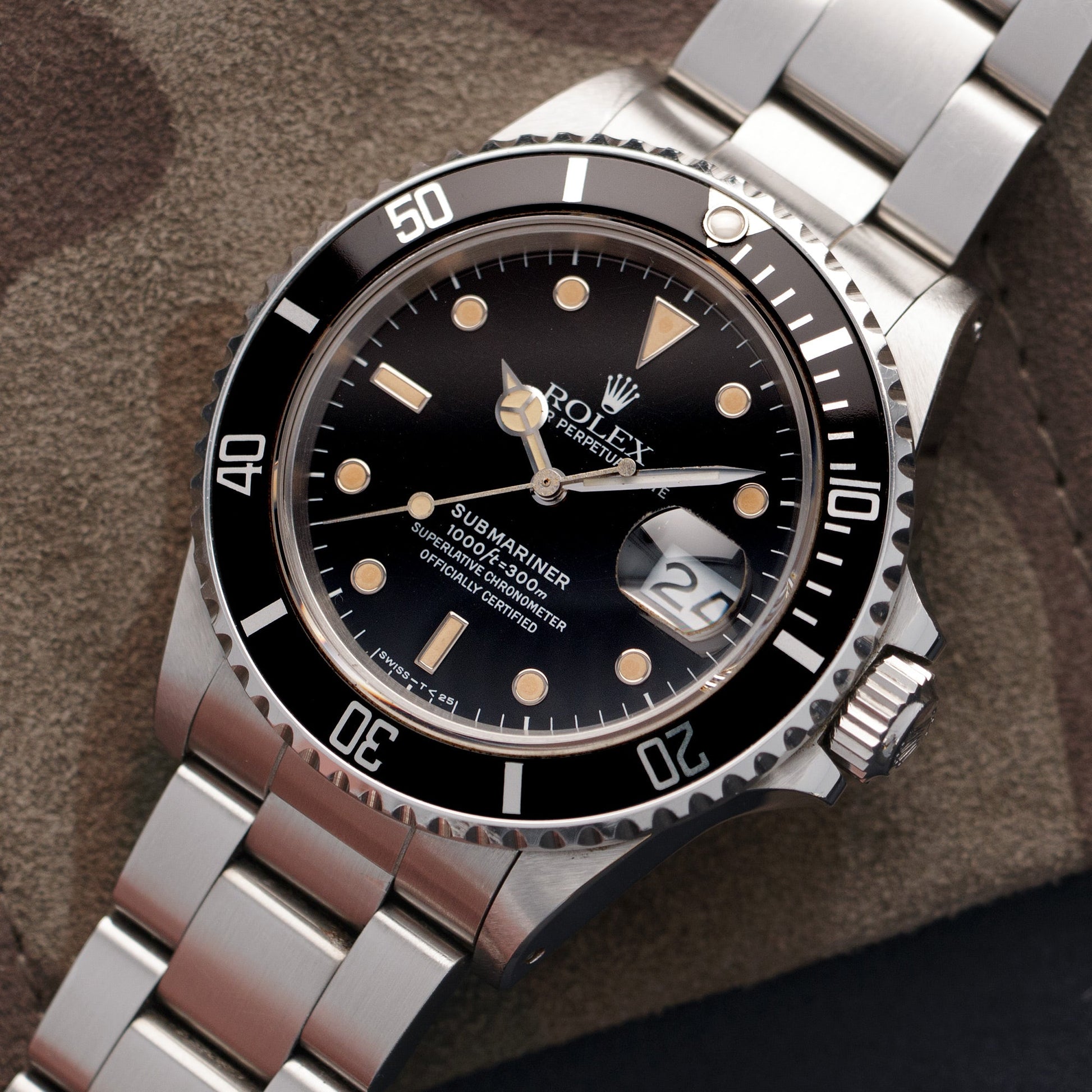 Rolex Submariner Watch Ref. 168000