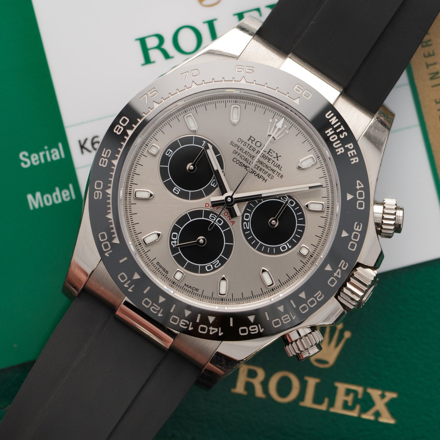 Rolex White Gold Cosmograph Daytona Watch Ref. 116519