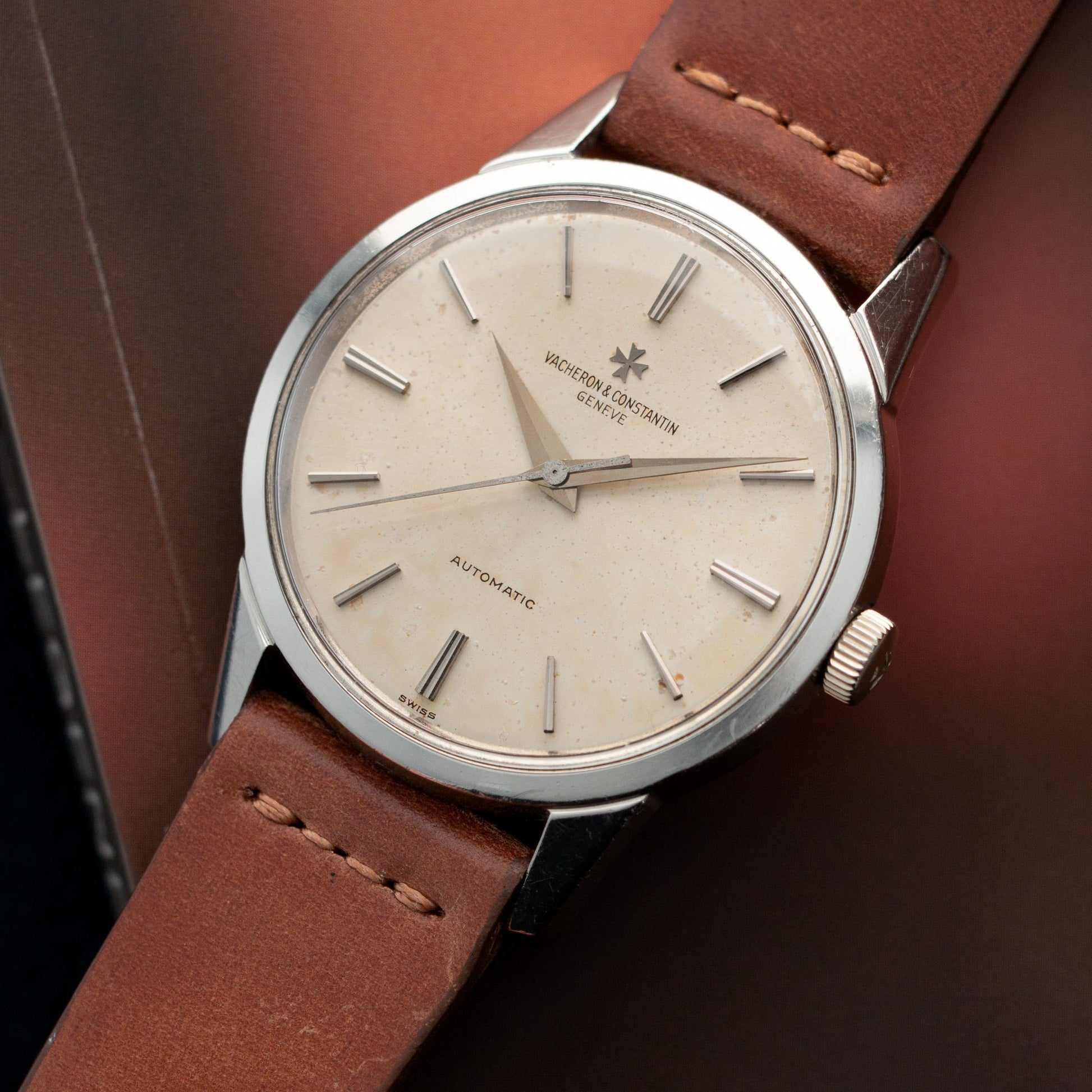 Vacheron Constantin Steel Watch Ref. 6562