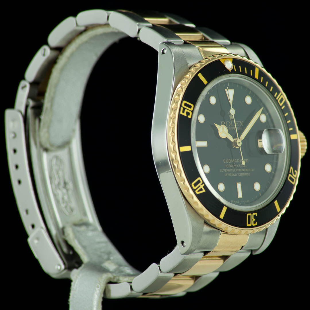 Rolex Submariner 16803 Steel & Gold