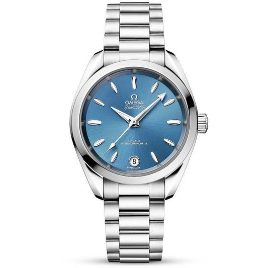 Seamaster Aqua Terra Shades 34mm Sea Blue Dial Ladies Watch