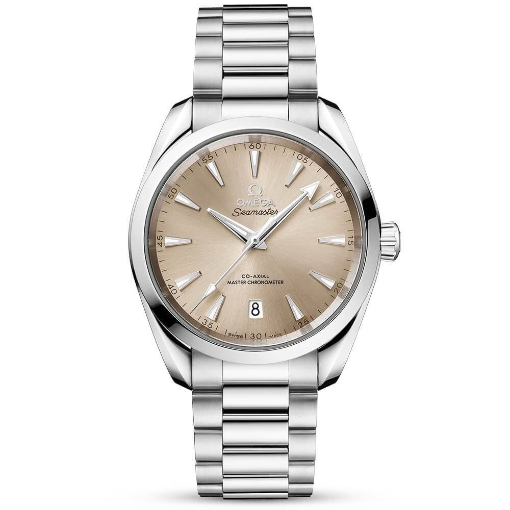 Seamaster Aqua Terra Shades 38mm Sandstone Silver Dial Watch