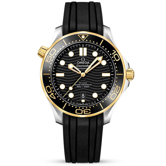 Seamaster Diver 300m 42mm Black Dial & 18ct Yellow Gold Men's Watch