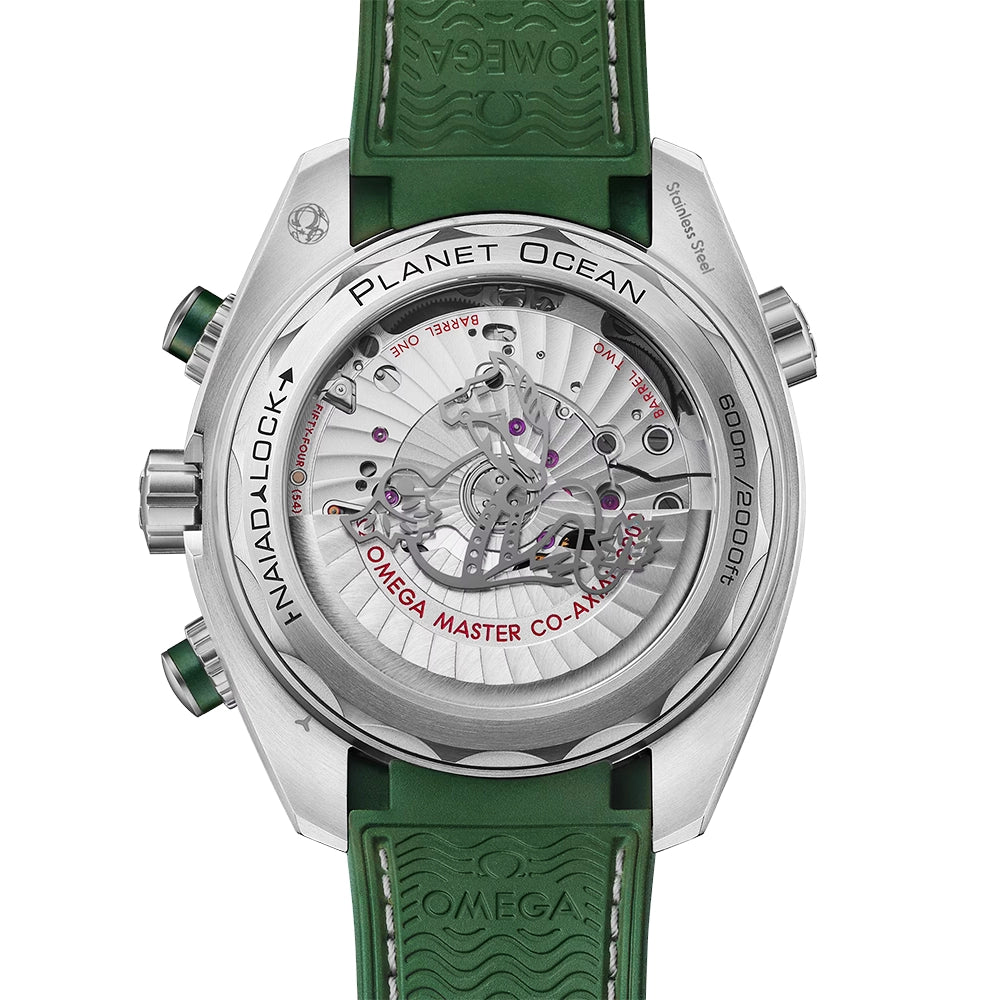 Seamaster Planet Ocean 600m Chronograph Green Dial & Bezel Strap Watch