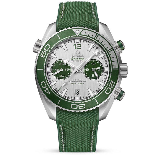 Seamaster Planet Ocean 600m Chronograph Green Dial & Bezel Strap Watch