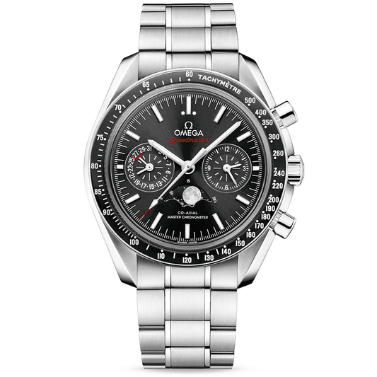 Speedmaster 44.25mm Black Dial Moonphase Chronograph Watch