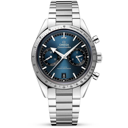 Speedmaster '57 40.5mm Blue Dial Chronograph Bracelet Watch