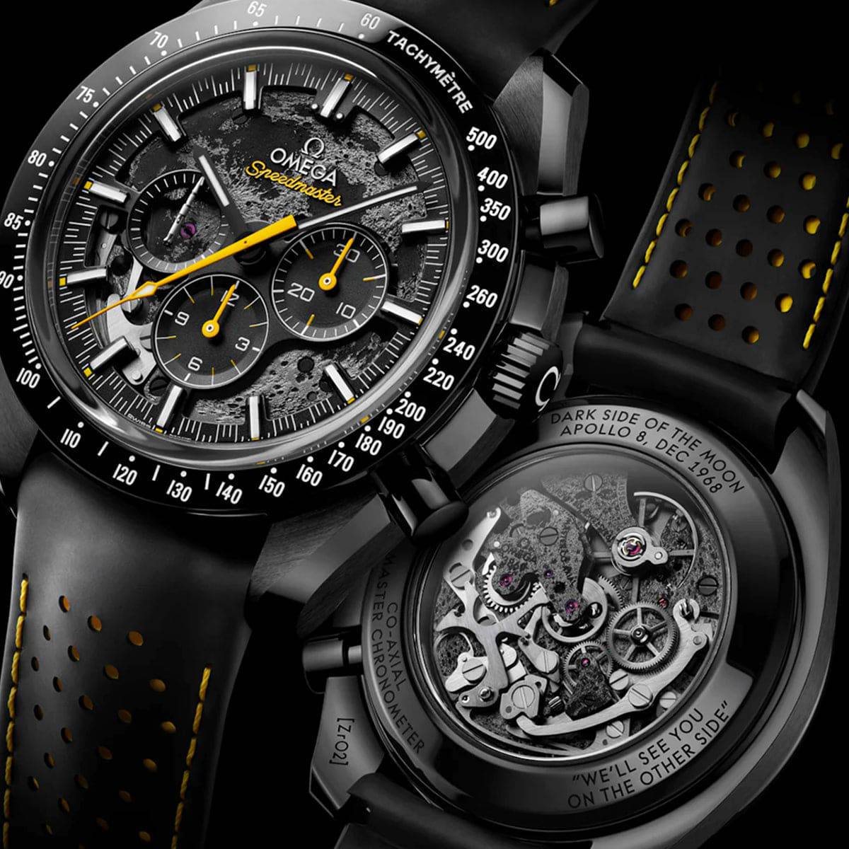 Speedmaster "Dark Side of the Moon" Apollo 8 Black Ceramic Men's Watch