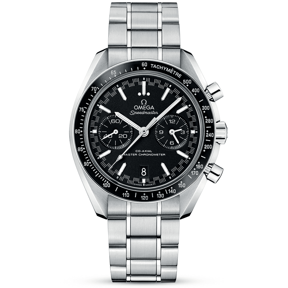 Speedmaster Racing 44.25mm Black Dial Men's Bracelet Watch