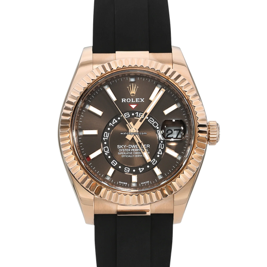 Rolex Sky-Dweller 326235 Chocolate Oysterflex